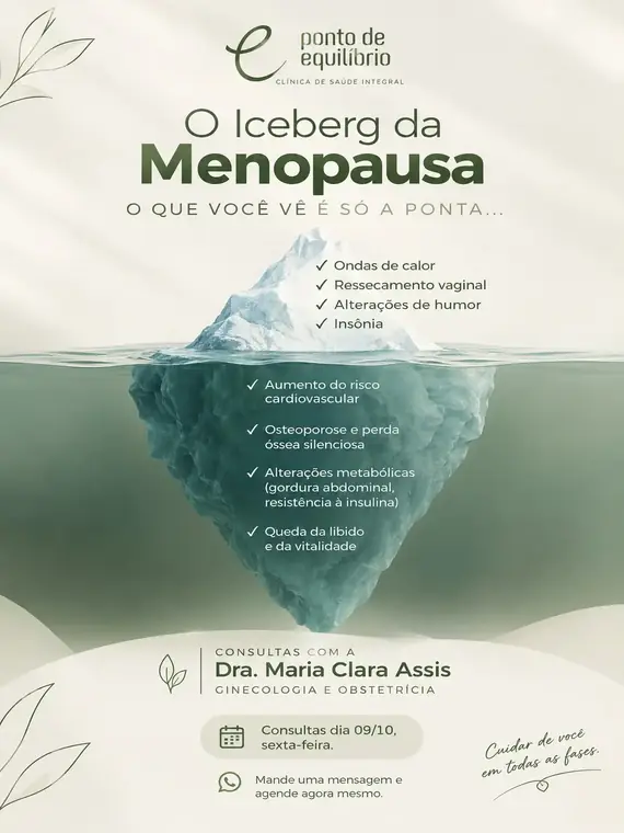 O iceberg da menopausa